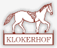 Logo Klokerhof mit Pferd und Schriftzug