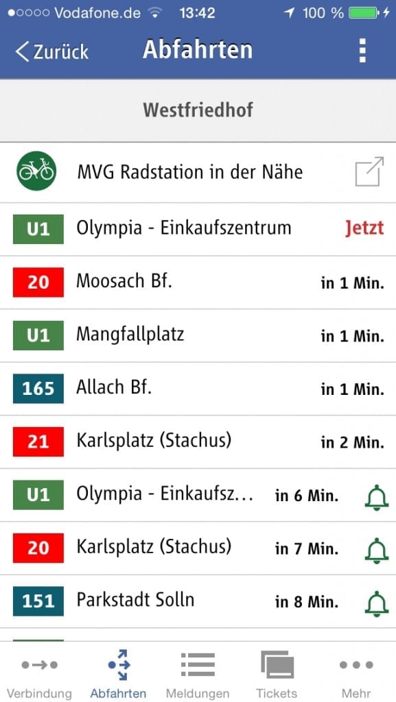 App-MVG-Fahrinfo-Screenshot-Rad-Abfahrtenansicht-SWM-MVG