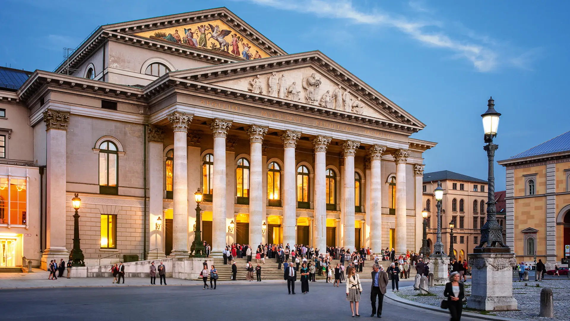 die große Bühne der Welt für Oper, Ballett und Orchester in der Landeshauptstadt München in Bayern.