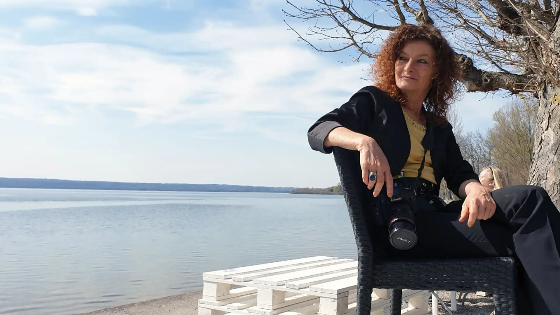 Birgit M. Widmann am Ammersee